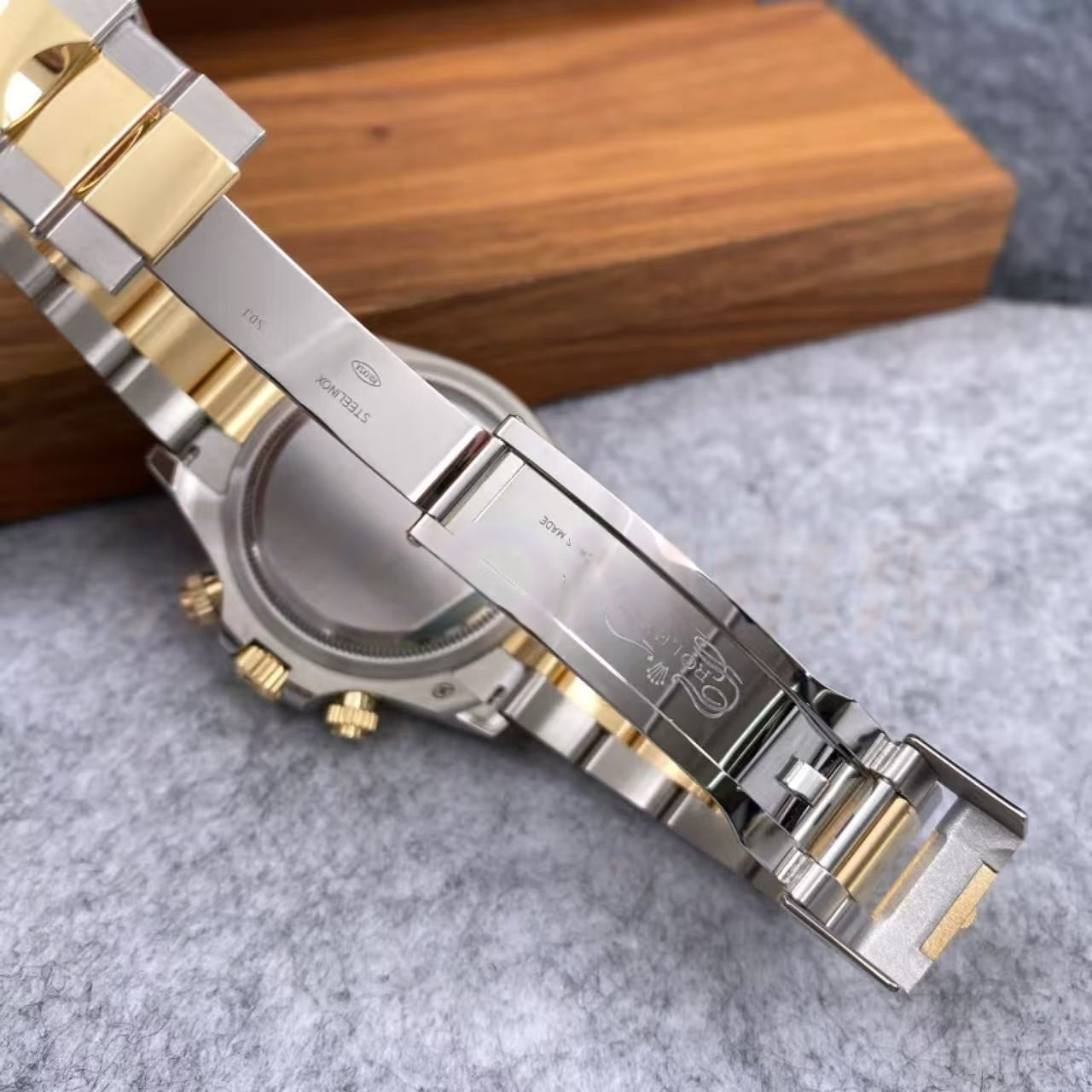 ROLEX 126503 New cosmic meter type Datona 18K gold luminous timing Swiss automatic mechanical men's watch m126503-0001 gold white strip engraved