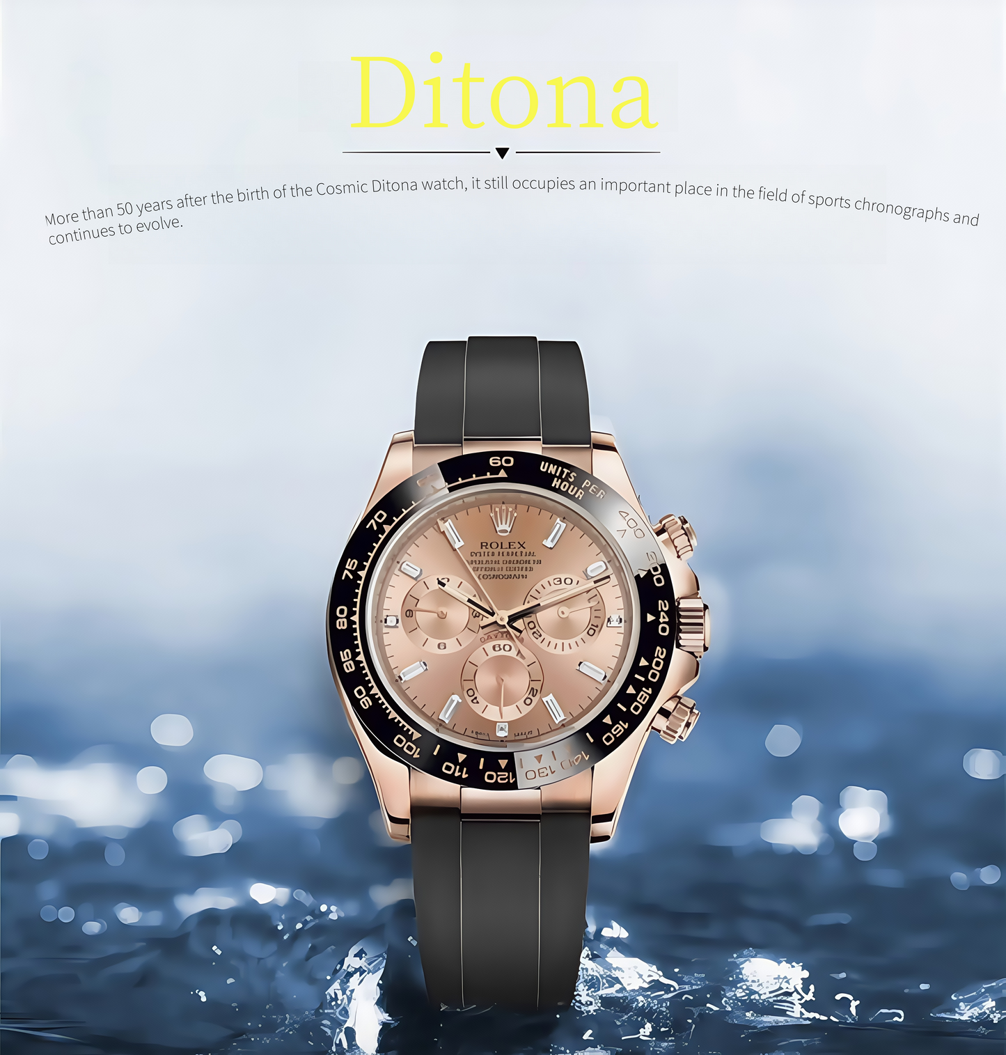 ROLEX Swiss men's watch cosmic meter Datona automatic mechanical wrist M116515ln-0061